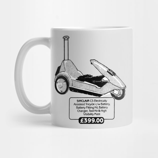 SINCLAIR C5 - advert by Throwback Motors